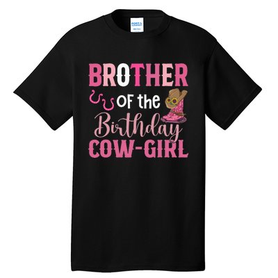 funny Brother Of The Birthday Cow 1st Birthday Tall T-Shirt