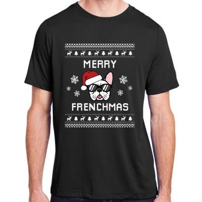 French Bulldog Owner Ugly Christmas Sweater Meaningful Gift Adult ChromaSoft Performance T-Shirt