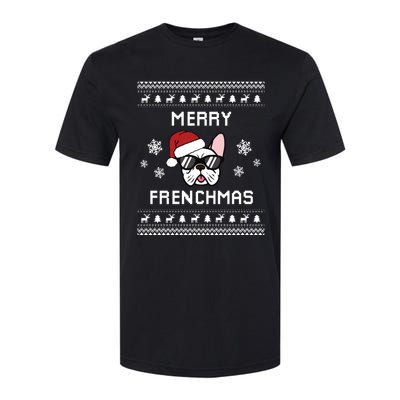 French Bulldog Owner Ugly Christmas Sweater Meaningful Gift Softstyle® CVC T-Shirt