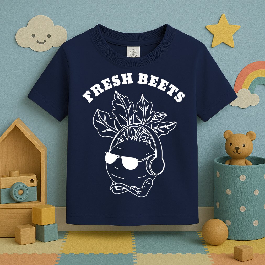 Fresh Beets Organic Vegetable Local Farmers Market Toddler T-Shirt