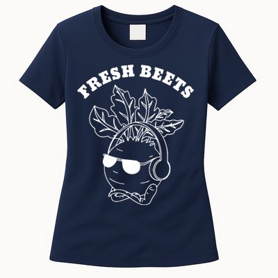 Fresh Beets Organic Vegetable Local Farmers Market Womens T-Shirt