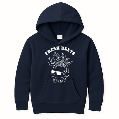 Fresh Beets Organic Vegetable Local Farmers Market Kids Hoodie