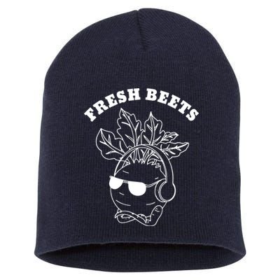 Fresh Beets Organic Vegetable Local Farmers Market Short Acrylic Beanie