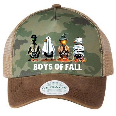 Funny Boy Of Fall Duck Hunting Halloween Costume Duck Lover Legacy Tie Dye Trucker Hat