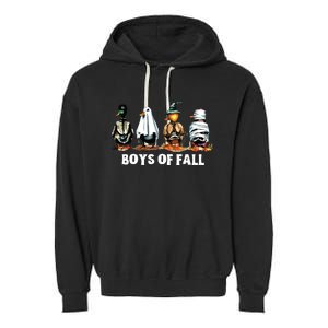 Funny Boy Of Fall Duck Hunting Halloween Costume Duck Lover Garment-Dyed Fleece Hoodie