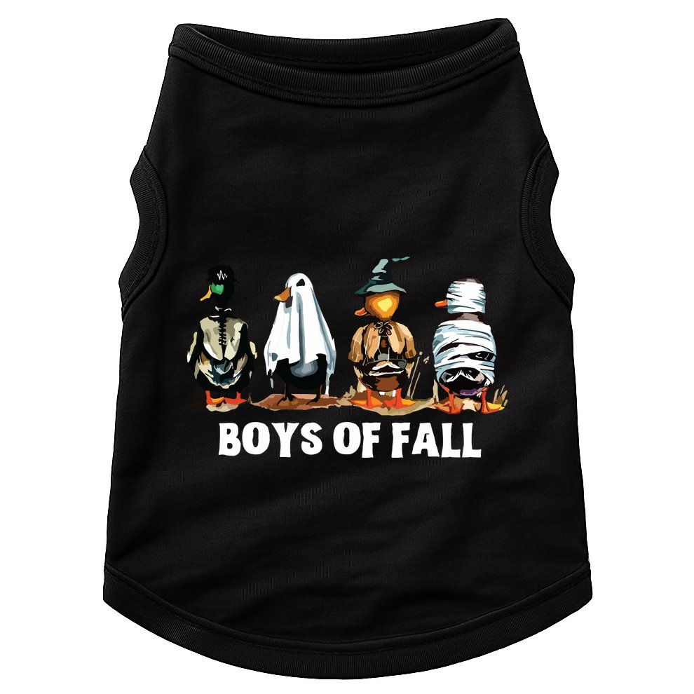 Funny Boy Of Fall Duck Hunting Halloween Costume Duck Lover Doggie Tank