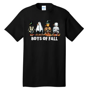 Funny Boy Of Fall Duck Hunting Halloween Costume Duck Lover Tall T-Shirt