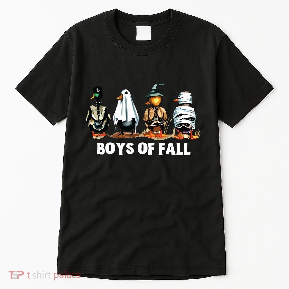 Funny Boy Of Fall Duck Hunting Halloween Costume Duck Lover Tall T-Shirt