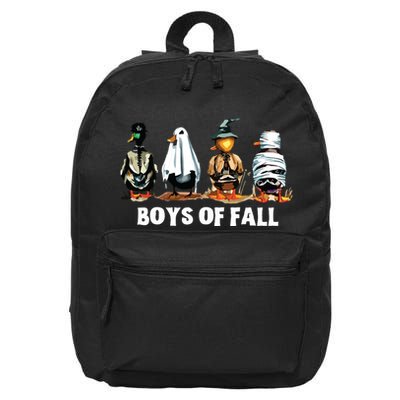 Funny Boy Of Fall Duck Hunting Halloween Costume Duck Lover 16 in Basic Backpack