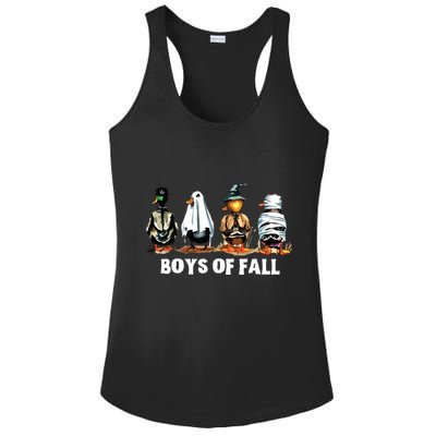Funny Boy Of Fall Duck Hunting Halloween Costume Duck Lover Ladies PosiCharge Competitor Racerback Tank