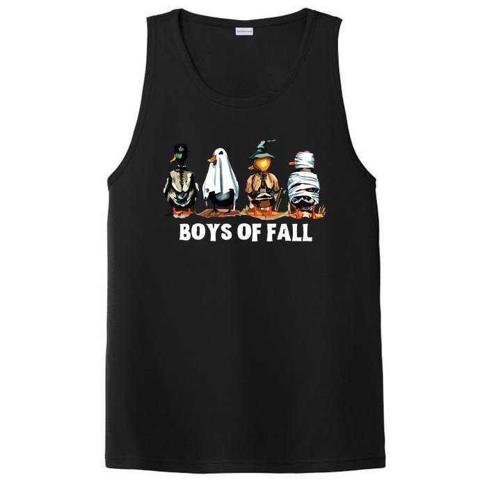 Funny Boy Of Fall Duck Hunting Halloween Costume Duck Lover PosiCharge Competitor Tank