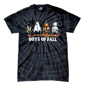 Funny Boy Of Fall Duck Hunting Halloween Costume Duck Lover Tie-Dye T-Shirt