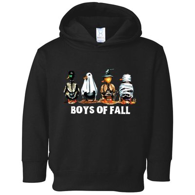 Funny Boy Of Fall Duck Hunting Halloween Costume Duck Lover Toddler Hoodie