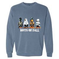 Funny Boy Of Fall Duck Hunting Halloween Costume Duck Lover Garment-Dyed Sweatshirt