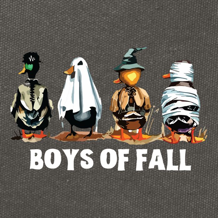Funny Boy Of Fall Duck Hunting Halloween Costume Duck Lover Cotton Canvas Backpack