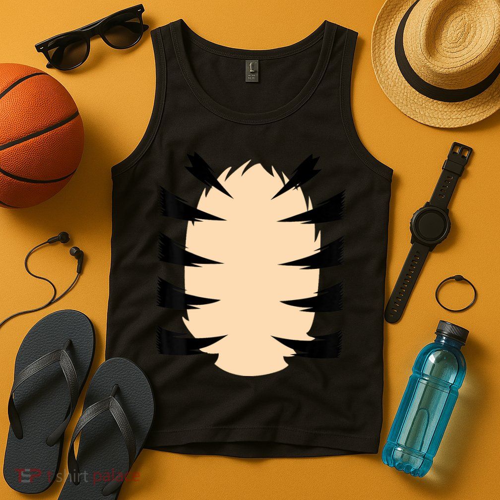 FRONT & BACK Orange Tiger Costume DIY Halloween Costume Tank Top