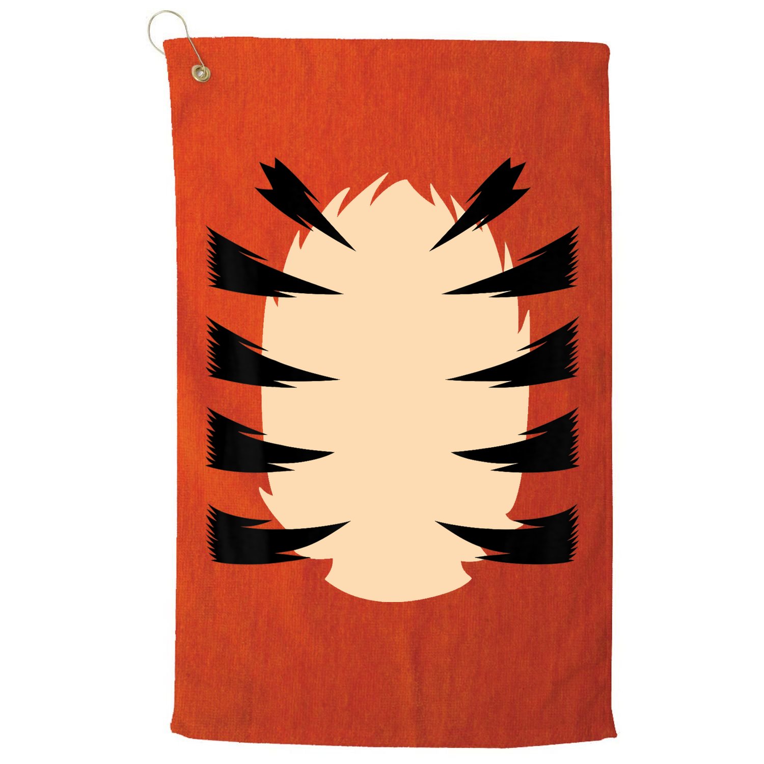 FRONT & BACK Orange Tiger Costume DIY Halloween Costume Golf Towel