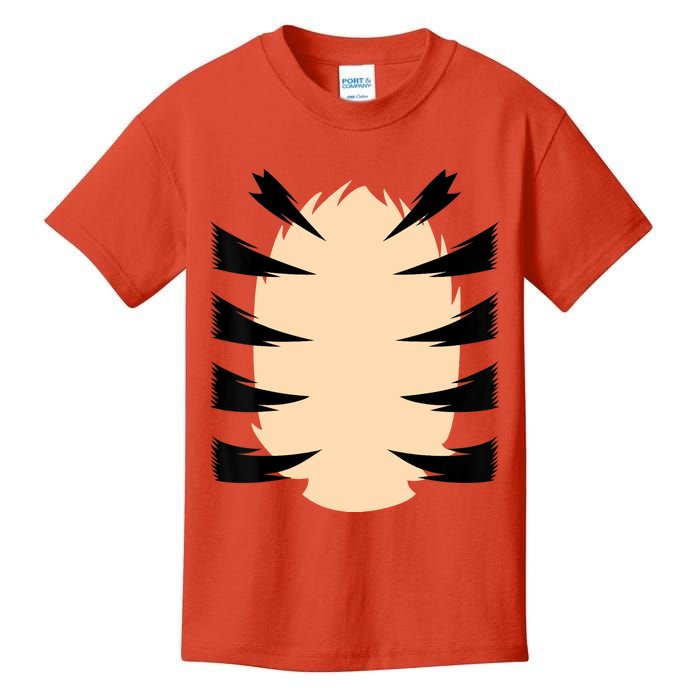 FRONT & BACK Orange Tiger Costume DIY Halloween Costume Kids T-Shirt