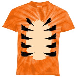 FRONT & BACK Orange Tiger Costume DIY Halloween Costume Kids Tie-Dye T-Shirt