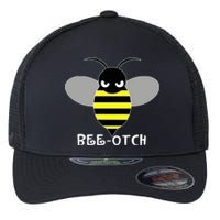 FUNNY BEE OTCH BITCH Flexfit Unipanel Trucker Cap