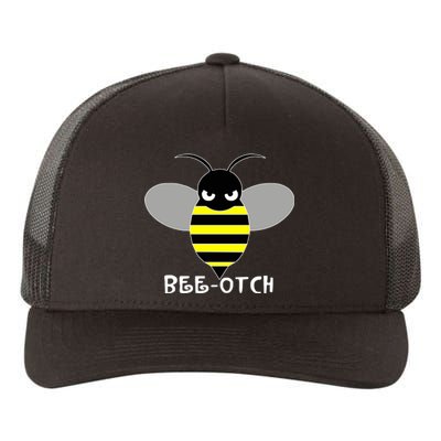 FUNNY BEE OTCH BITCH Yupoong Adult 5-Panel Trucker Hat