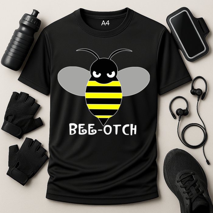 FUNNY BEE OTCH BITCH Cooling Performance Crew T-Shirt
