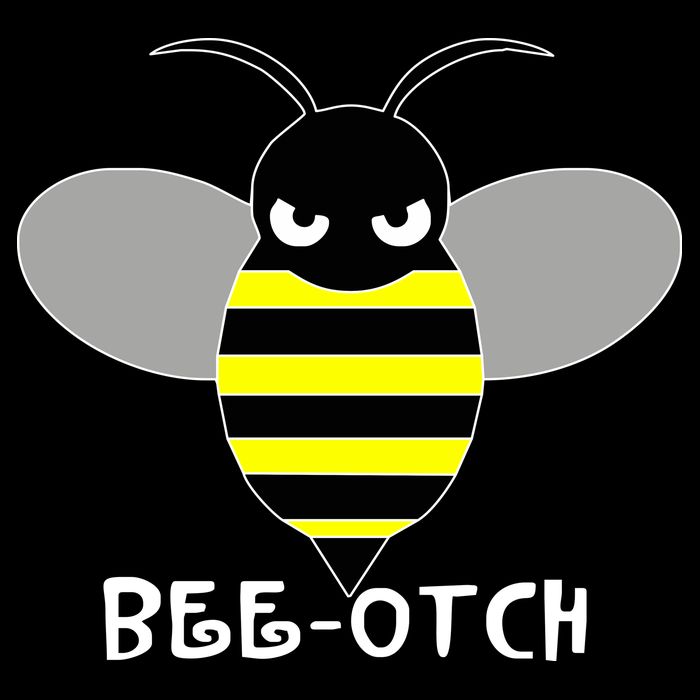 FUNNY BEE OTCH BITCH Cooling Performance Crew T-Shirt