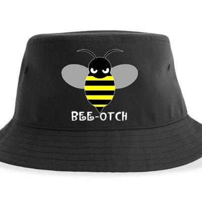 FUNNY BEE OTCH BITCH Sustainable Bucket Hat