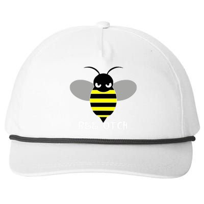 FUNNY BEE OTCH BITCH Snapback Five-Panel Rope Hat