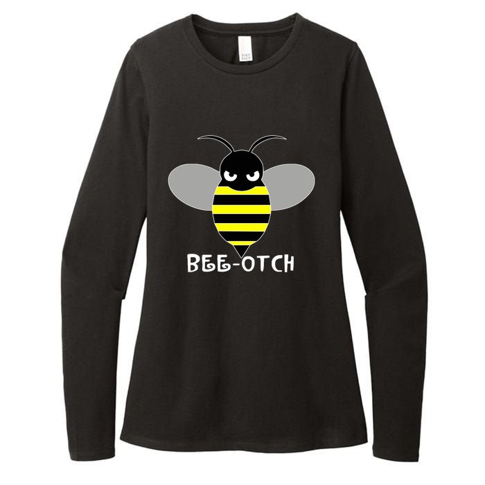 FUNNY BEE OTCH BITCH Womens CVC Long Sleeve Shirt