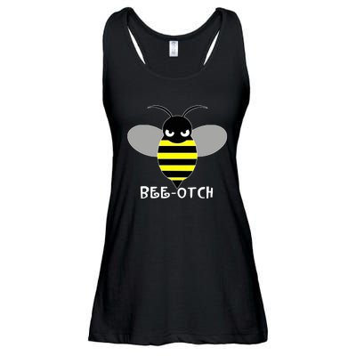 FUNNY BEE OTCH BITCH Ladies Essential Flowy Tank