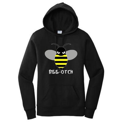 FUNNY BEE OTCH BITCH Women's Pullover Hoodie