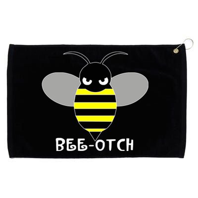 FUNNY BEE OTCH BITCH Grommeted Golf Towel