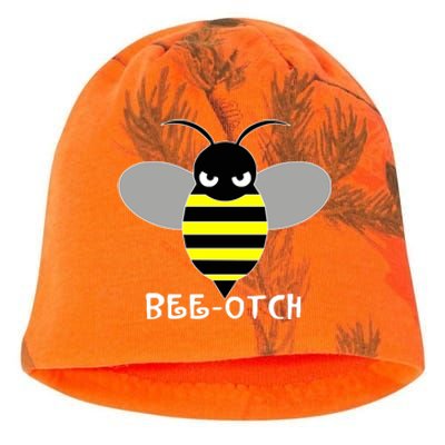 FUNNY BEE OTCH BITCH Kati - Camo Knit Beanie