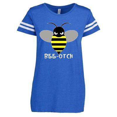 FUNNY BEE OTCH BITCH Enza Ladies Jersey Football T-Shirt