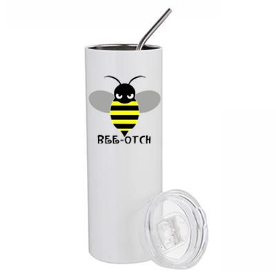 FUNNY BEE OTCH BITCH Stainless Steel Tumbler