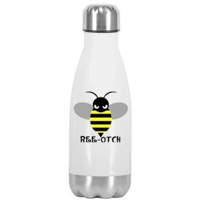 FUNNY BEE OTCH BITCH Stainless Steel Insulated Water Bottle