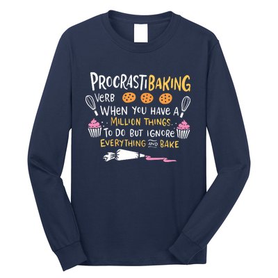 Funny Baking Outfit For A Cake Decorator Long Sleeve Shirt