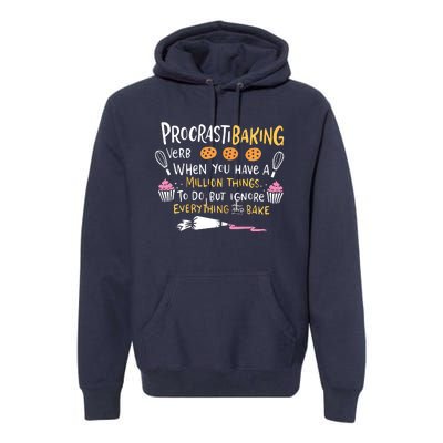 Funny Baking Outfit For A Cake Decorator Premium Hoodie