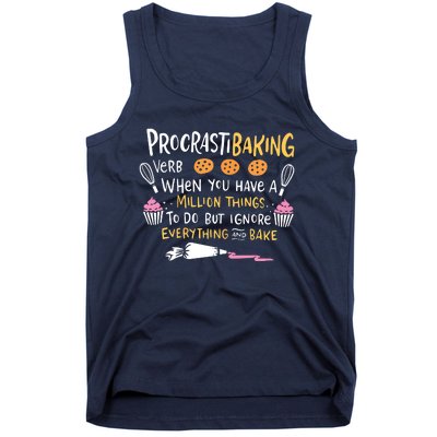 Funny Baking Outfit For A Cake Decorator Tank Top