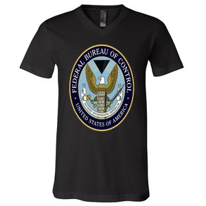 Federal Bureau Of Control V-Neck T-Shirt