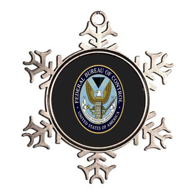 Federal Bureau Of Control Metallic Star Ornament