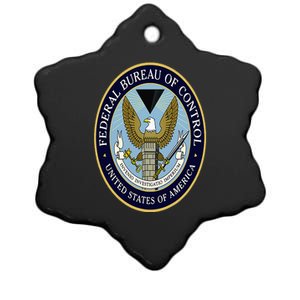 Federal Bureau Of Control Ceramic Star Ornament