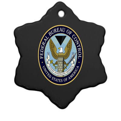 Federal Bureau Of Control Ceramic Star Ornament