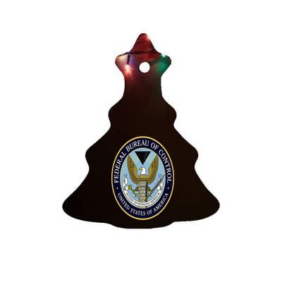 Federal Bureau Of Control Ceramic Tree Ornament