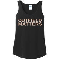 Funny Baseball Outfield Matters Outfielders Ladies Essential Tank