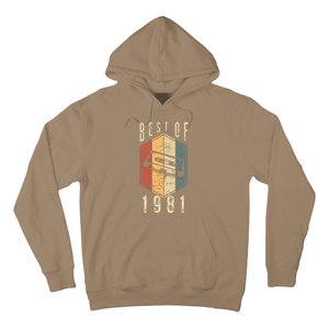 Funny Best Of 1981 41 Year Old Gifts Cassette Tape 41st Birthday 1 Hoodie