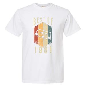 Funny Best Of 1981 41 Year Old Gifts Cassette Tape 41st Birthday 1 Garment-Dyed Heavyweight T-Shirt