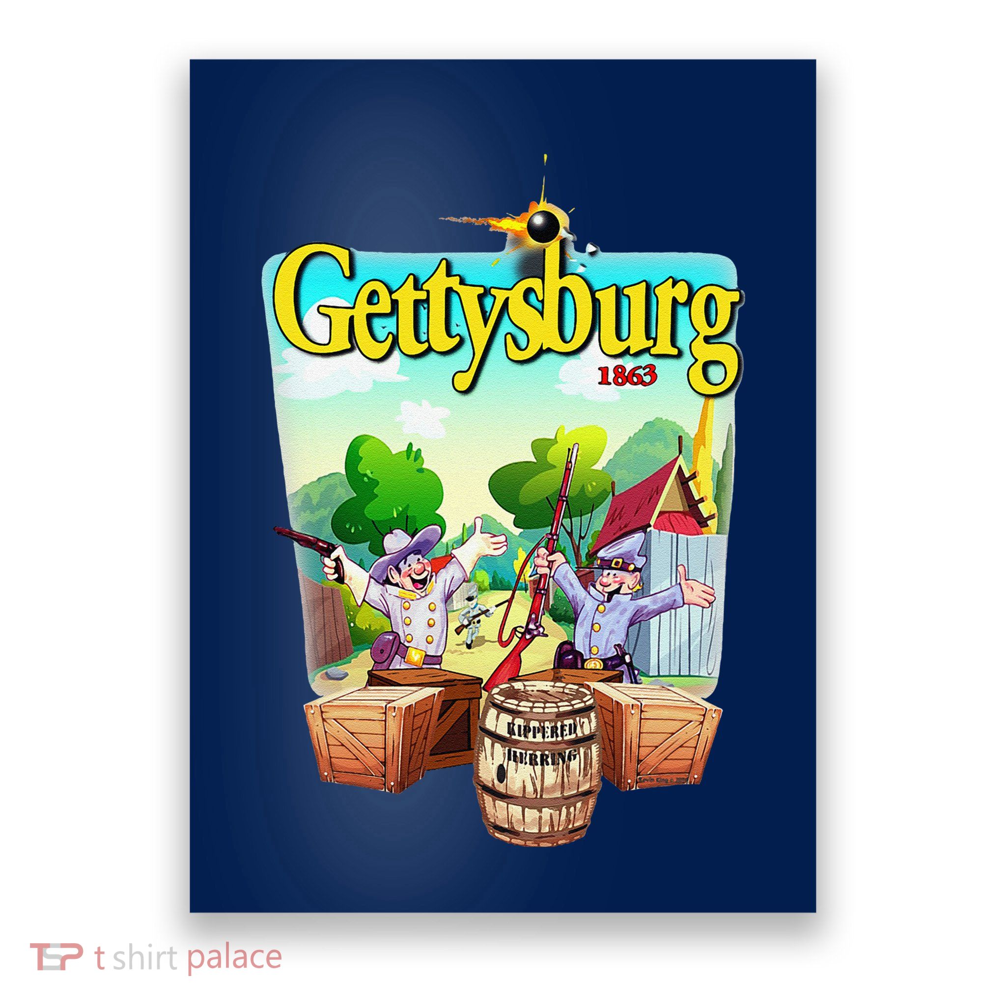 Fun Battle Of Gettysburg Poster