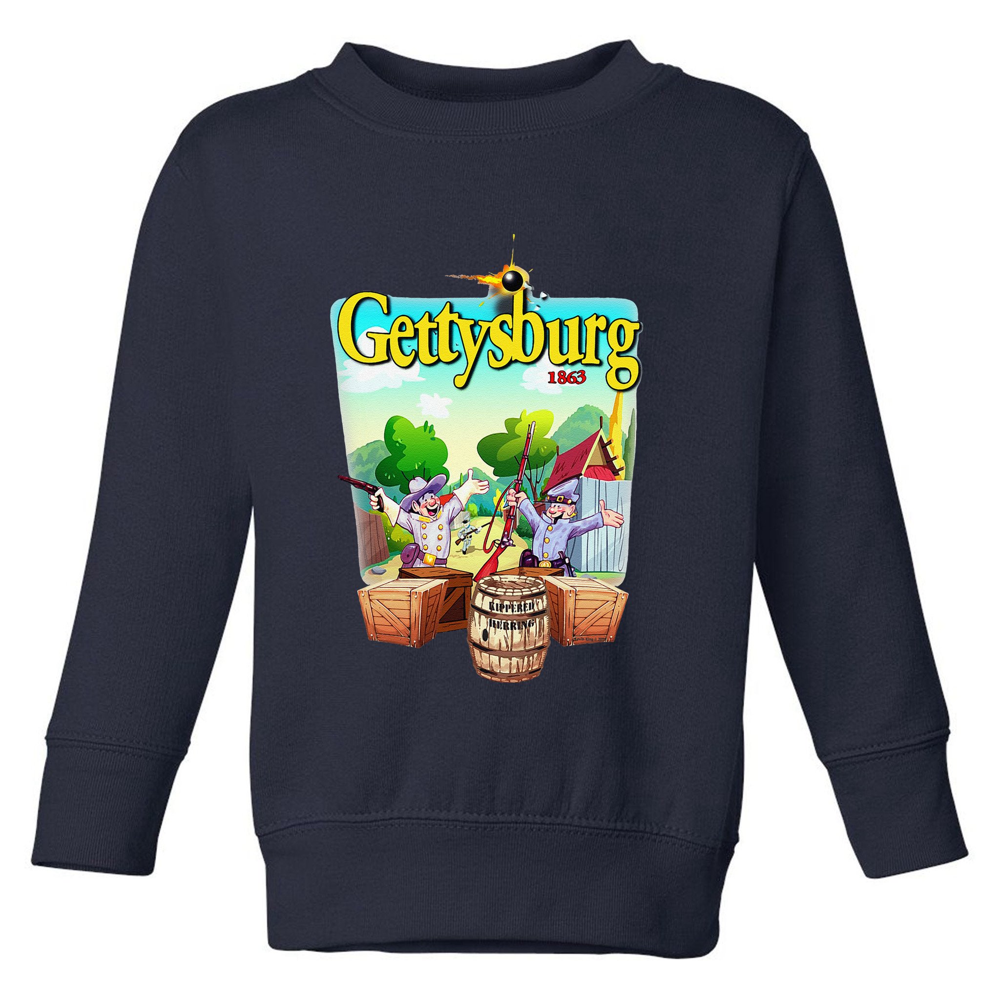 Fun Battle Of Gettysburg Toddler Sweatshirt